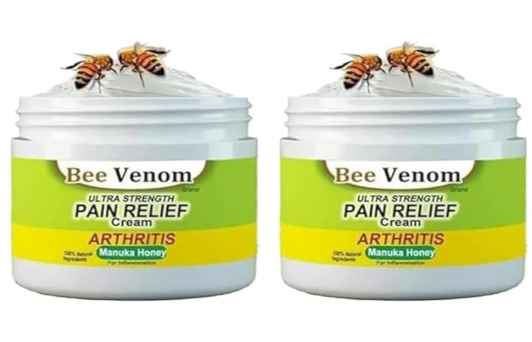 BEE VENOM Arthritis Cream - 1.8 oz(50gm) - Natural Joint and Muscle Pain Relief Cream (PACK OF 2) (B0DCH7WKTR) Amazon Price History, Amazon Price Tracker
