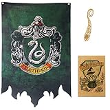 birthday decor for harry flag potter Wand Banner, gryffindor | hufflepuff | ravenclaw | slytherin Haus-Dekor-Flagge (72X120CM)