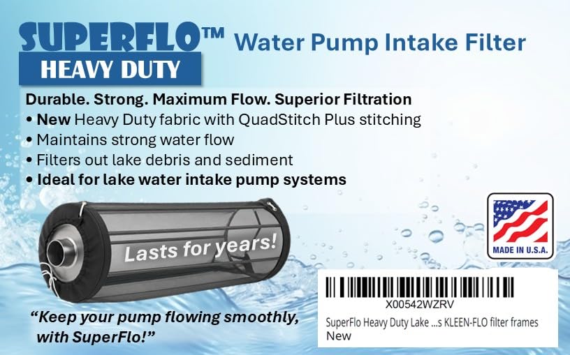 Filtro para toma de agua SuperFlo Heavy Duty para lago miniatura 5