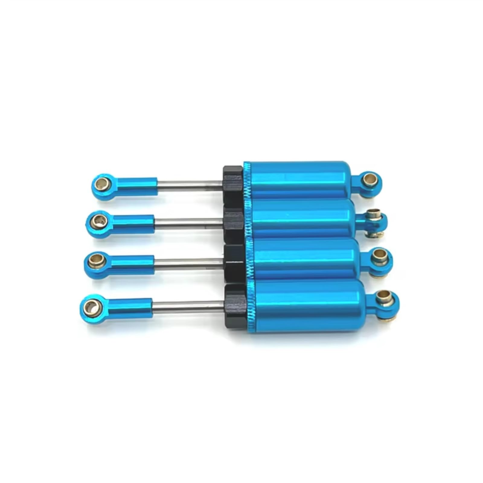 Amortiguadore Coche RC para SCY para JJRC 1/16 C8805 Serie Completa RC Piezas De Coche Metal Amortiguador Hidráulico Mejorado Reparación Accesorios Repuesto(Sky Blue)