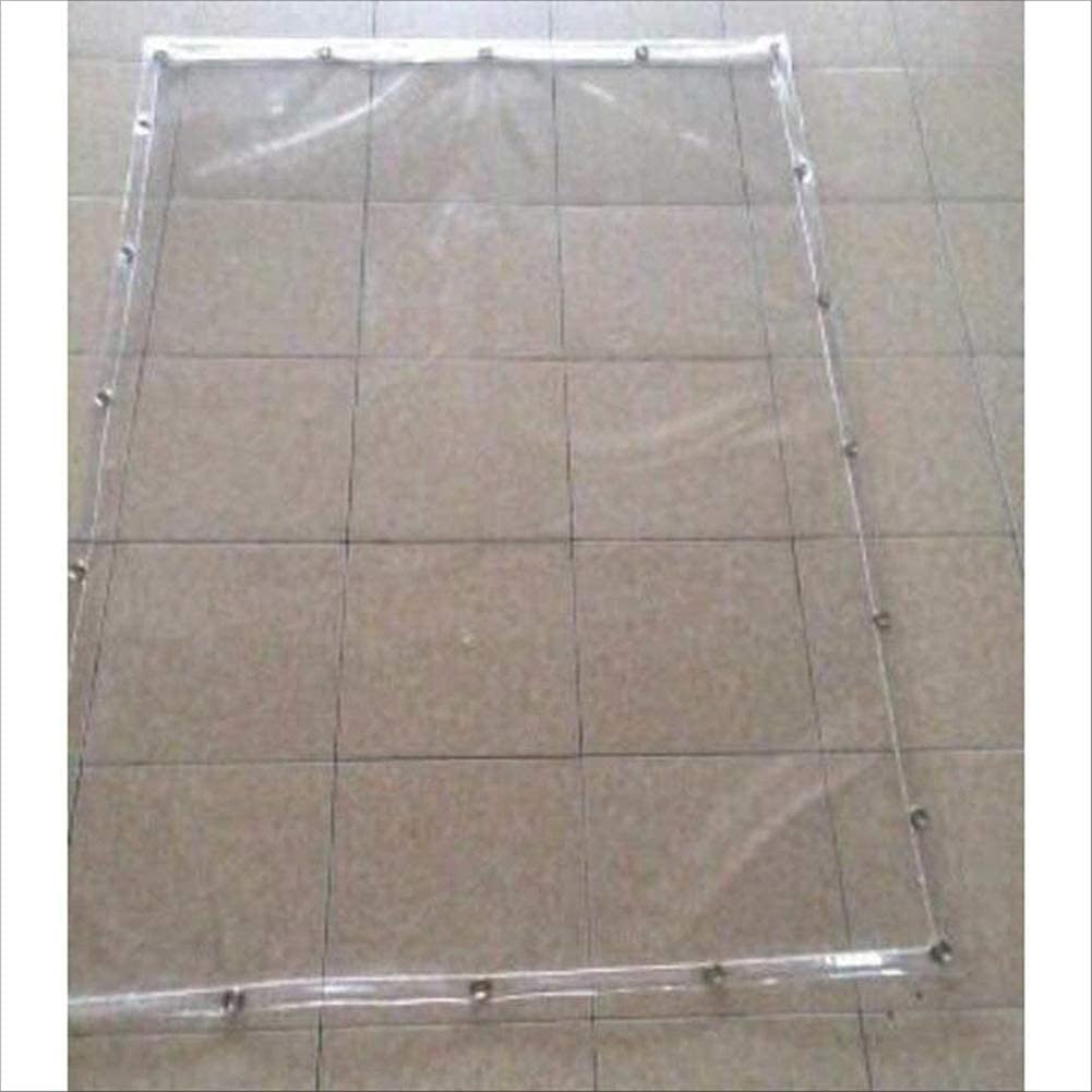 Lona transparente de plástico reforzado RJJ impermeable para protección de madera