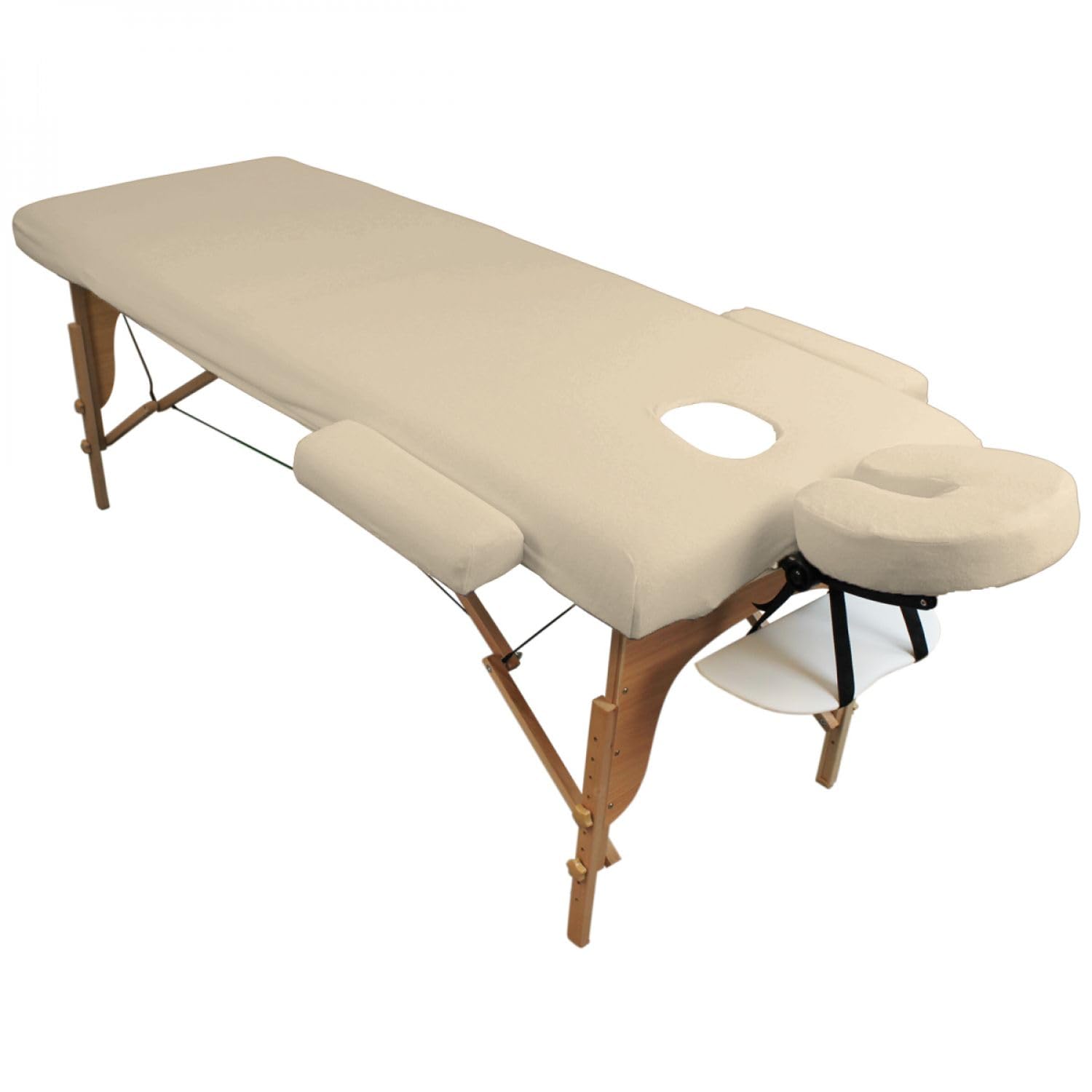 Vivezen - Kit complet de housses pour table de massage - Éponge- Plusieurs coloris
