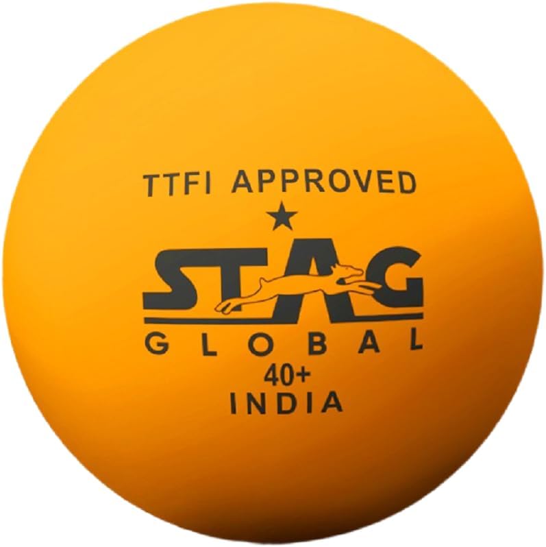 STAG Unisex-Youth One Star Plastic Table Tennis Ball