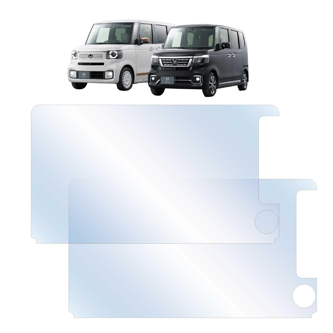 Amazon.co.jp: [Jusby] 2枚入 新型N-BOX & N-BOXカスタム(JF5/JF6) 用