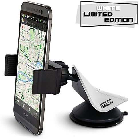 Car Phone Holder by ROCLOC | Universal Smartphone Mount | Windshield Dashboard | Single Hand Operation, 360 Rotation Grip for all Latest Mobile Devices Including iPhone 6 6s 6Plus 5 5S 4 4S, iPod, Samsung Galaxy S7 S6 Edge Plus S5 S4 S3 Note, HTC One M8 M9