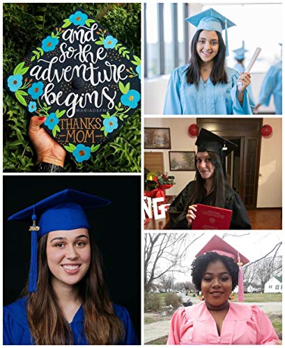 GraduatePro Doktorhut 2025 Abschluss Hut Bachelor Master Abitur Uni Akademiker Schuluniformen Studentenhut Studienabschluss Kappe Hüte Rosa