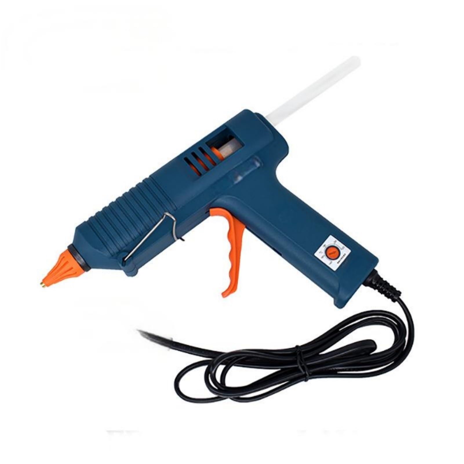 Pistola de silicona 150 W con ajuste temperatura y barras pegamento 11 mm, boquilla cobre puro for bricolaje pistola de pegamento caliente