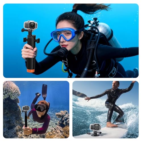 Image of 45M /148FT Depth Waterproof Diving Case for DJI Osmo Nano, Underwater Housing Shell with Optical Glass Lens 95% High-Transparency for Diving Rafting Surfing Skiing