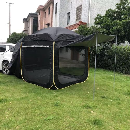 Tente de SUV pour camping et hayon portable 4-5 places avec porche d'écran