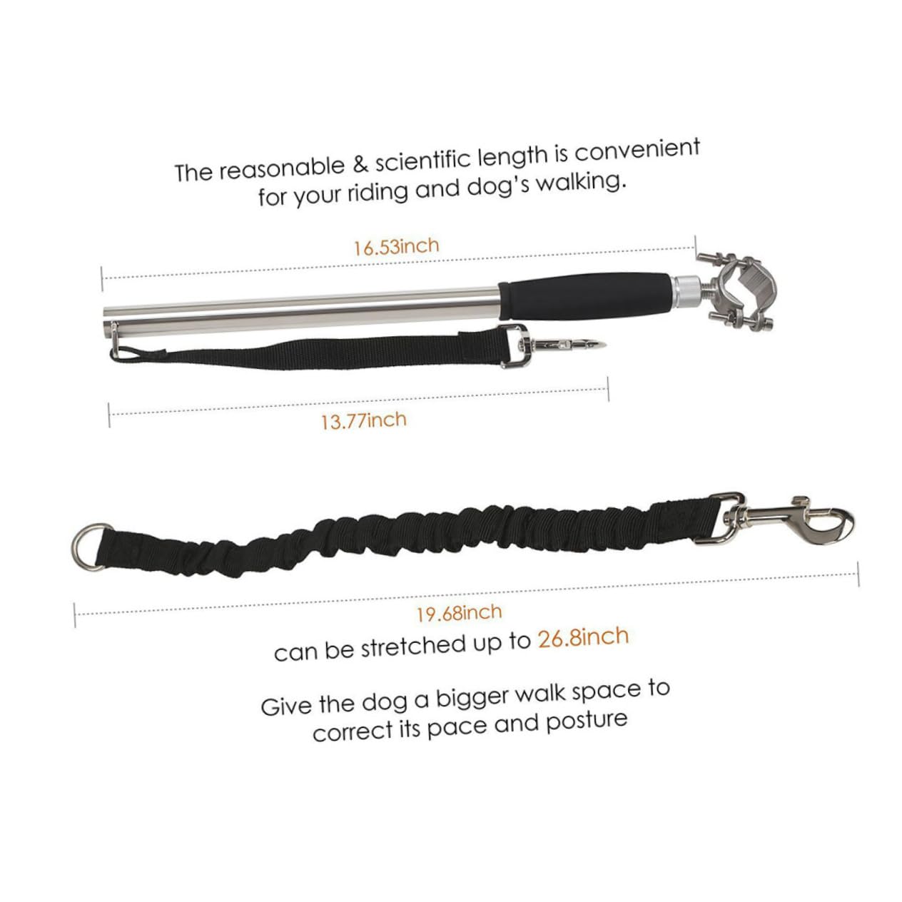 Toddmomy Laisse pour Chien Main Accessoire pour Promenade ou Course à Pied Contrôle Confortable