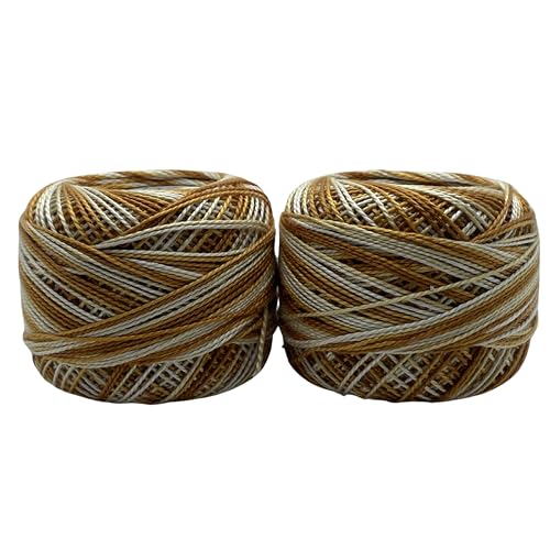 Image of Anchor Knitting Pearl Cotton Fast Colour Thread Yarn - Mercer Pearl Cotton 10gm Yarn (Thickness 1 mm) (Pack of 1 (01218)
