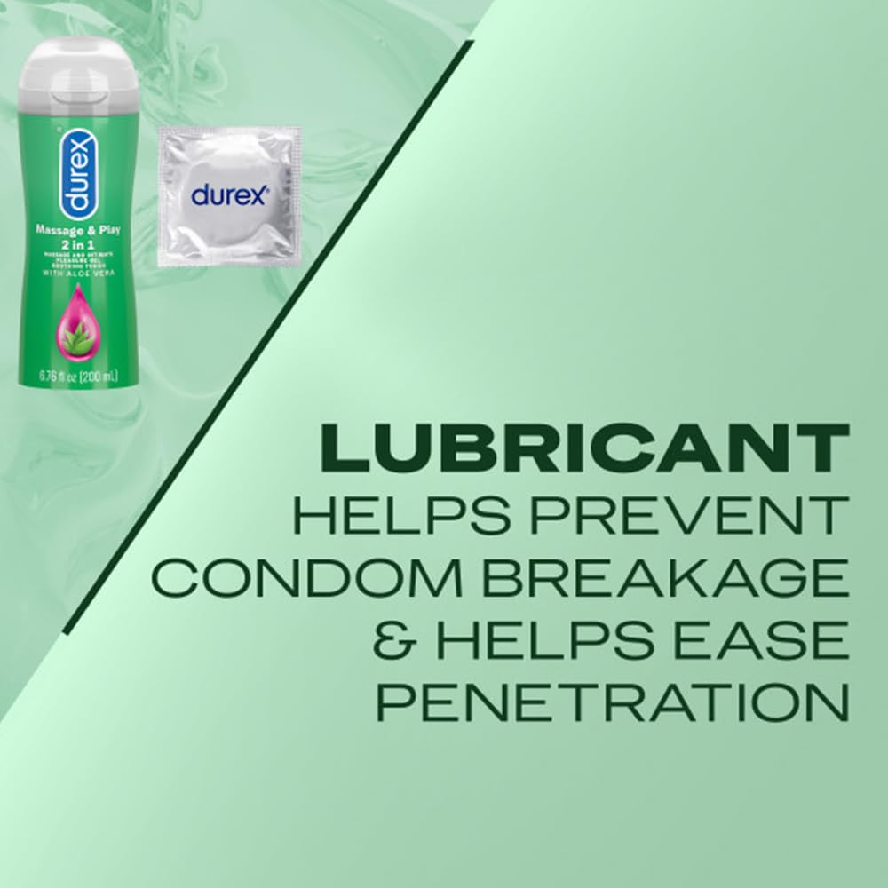 allergische reaktion auf gleitgel Durex Play Massage und Gleitgel 2 in 200 ml (200 ml) main image 1