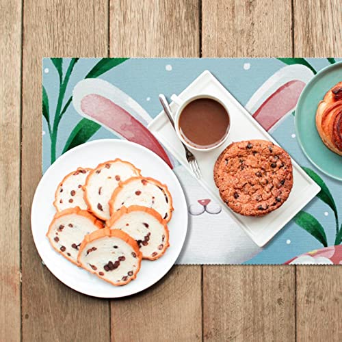 Set de table lapin lavable pour table à manger conviviale - 7