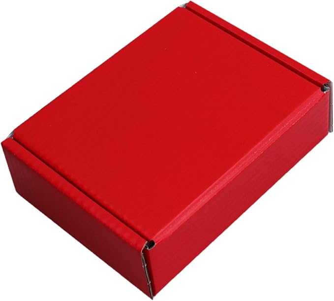 20 x RED Cardboard Boxes Shipping MAILING Gift Storage 7" x 5.5" x 2.25