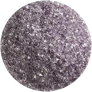 5 Oz Light Silver Gray Transparent Medium Frit - 90 Coe