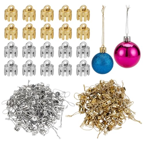 arricraft 200 Pcs Christmas Hangers Caps