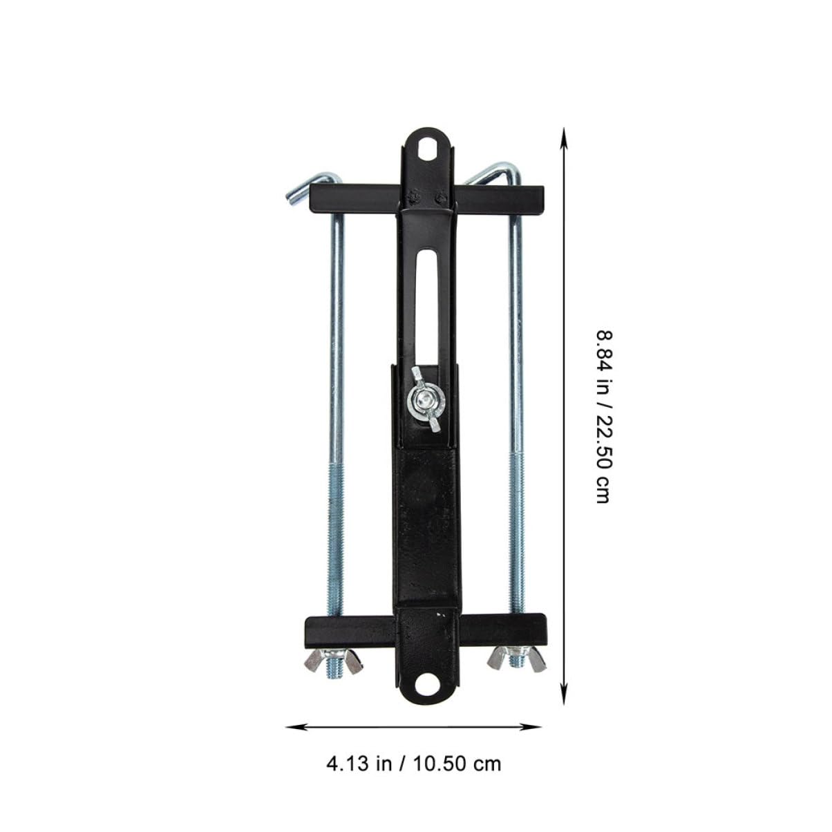 SOLUSTRE 2 pièces Support de Batterie Réglable pour Voiture Support de Fixation de Batterie Électrique Durable et Sûr