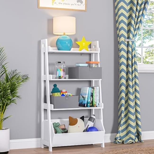 RiverRidge Kids 2pc Folding Storage Bins Set - 10.5¡± Bin Organizers with Handles - Gray Closet Organizer and Storage for Toys, Games, Shoes - Foldable Cube Storage Organizer Bins for Playroom, Nursery