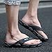 Flops Toe Fashion Massage Slippers Summer Beach Bathroom Flip Shoes Open Men's Men's Slipper Slippers for Men Grey