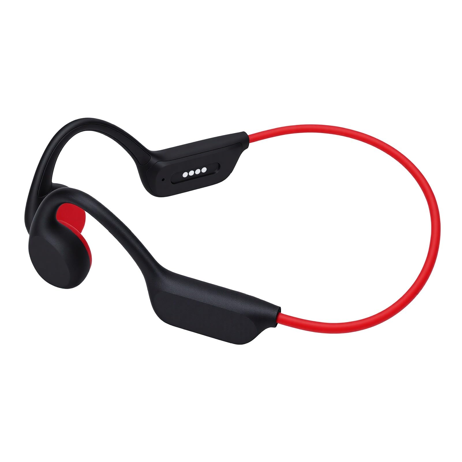 Dpofirs Auriculares de Conducción Ósea 32GB Reproductor MP3 Impermeable