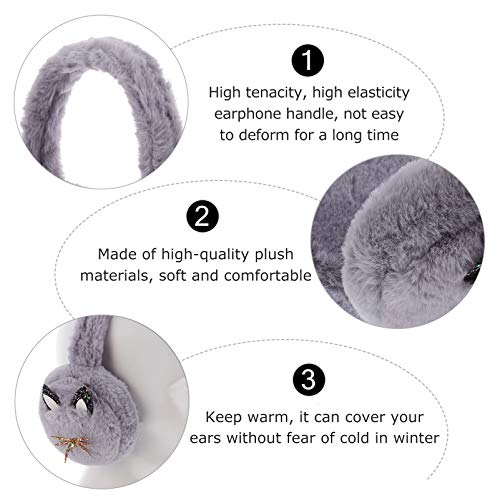 KESYOO Protetores de Orelha de Pelúcia Ao Ar Livre de Inverno Protetores de Ouvido Protetores de Ouv