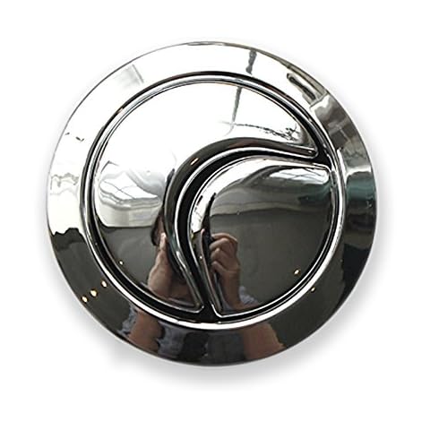 SIAMP Skipper 45 Toilet Push Button Dual Flush Water Saving Chrome Effect B+Q Cover