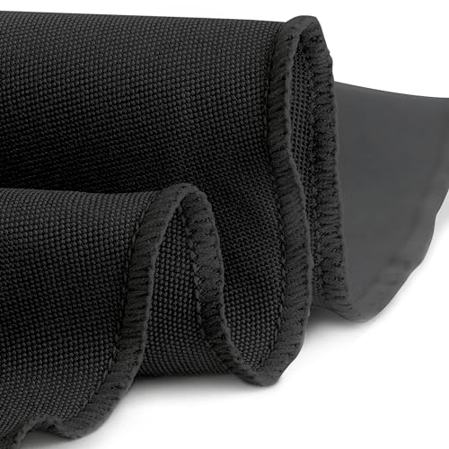Gee Di Moda Round Tablecloth - 120 Inch Black Round Table Cloth for 60 to 96 Inch Round Tables - Heavy Duty Washable Fabric - for Buffet Table, Holiday Party, Dinner, Wedding & Baby Shower by Gee Di Moda - Image 3
