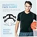 BESPORTBLE Adjustable Face Guard Nose Mask for Sports Clear Protective Facial Mask for Basketball Soccer Youth Softball and Baseball Comfortable Reliable Versatile Ages