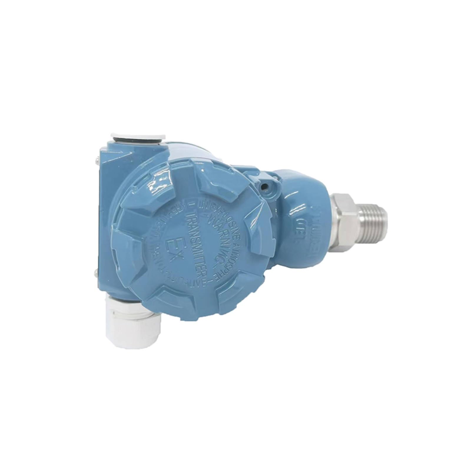 4-20ma LED Sensor de presión de vacío de silicona absoluto de tubería de agua transductor de presión de 600 bar transmisor de presión de combustible (tamaño: 0-6 Mpa)