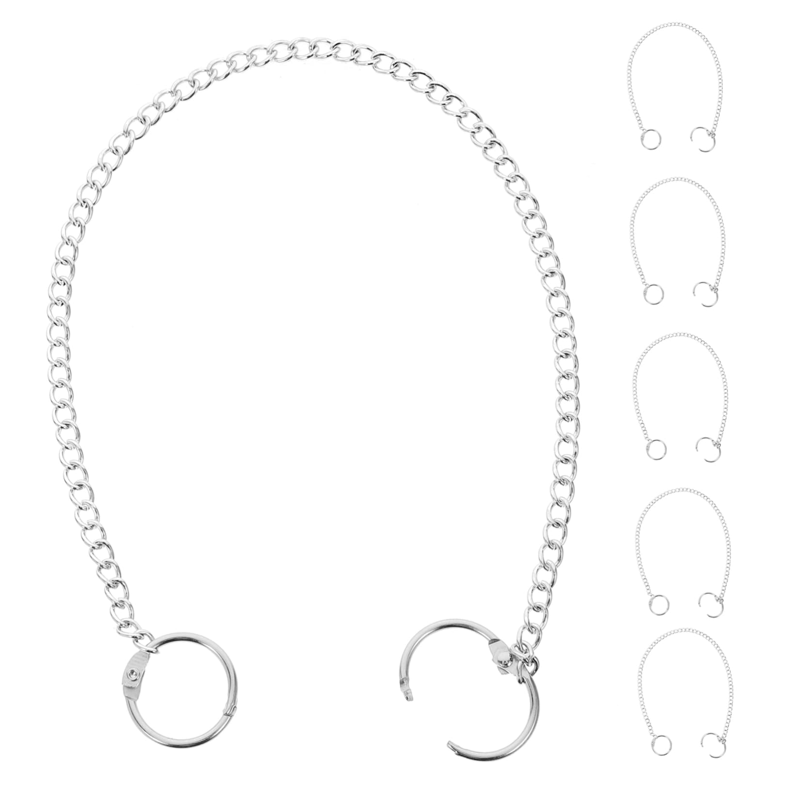 MUCKLILY Long-Lasting Iron Plant Hangers 20pcs Metal Hanging Chains for Wall Decor Billboards and Supermarkets