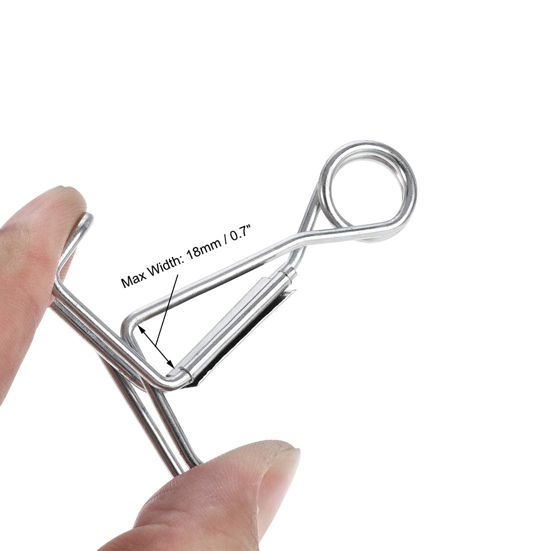sourcing map 10Stk. Flusskontrolle Schlauchklemme flache Backe Federklemme für Labor flexibler Schlauch