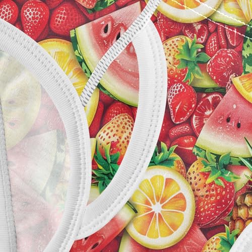 visesunny Boys Cotton Underwear Watermelon Lemon Fruit Printed Toddler Soft Training Briefs Size 2T-8Y for Kids 6