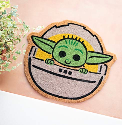 Miniatura 7 de Grupo Erik Felpudo Star Wars Grogu - Felpudo Entrada casa Friki : Tapete Entrada casa, Decoracion hogar | Alfombra Exterior de Fibra de Coco Antideslizante e Impermeable (50x55cm)