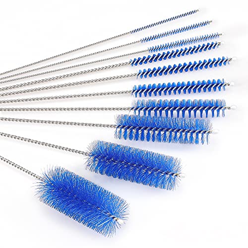 Image of CiaraQ Bottle Cleaning Brushes, 8 Inch Nylon Tube Brush Set