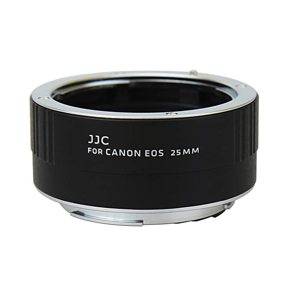 JJC 25mm Métal Ensemble Tube d’Extension Automatique Macro pour Canon EOS Caméra