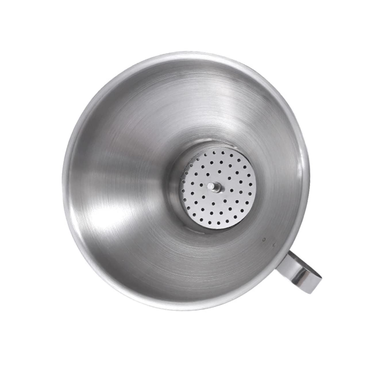 GRIRIW Kitchen Stainless Steel Funnel Multi-Purpose Household Funnel Easy to Clean and Store