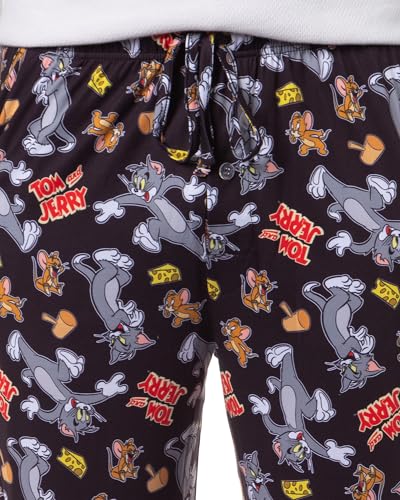 INTIMO Tom and Jerry Men's Cheese Tossed Print Sleep Pajama Pants For Adults3