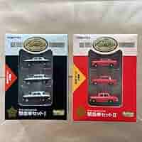 THE Car COLLECTION HG 緊急車セットⅠとⅡ トミーテック 緊急車セットⅠ ザ・カーコレクション パトロール