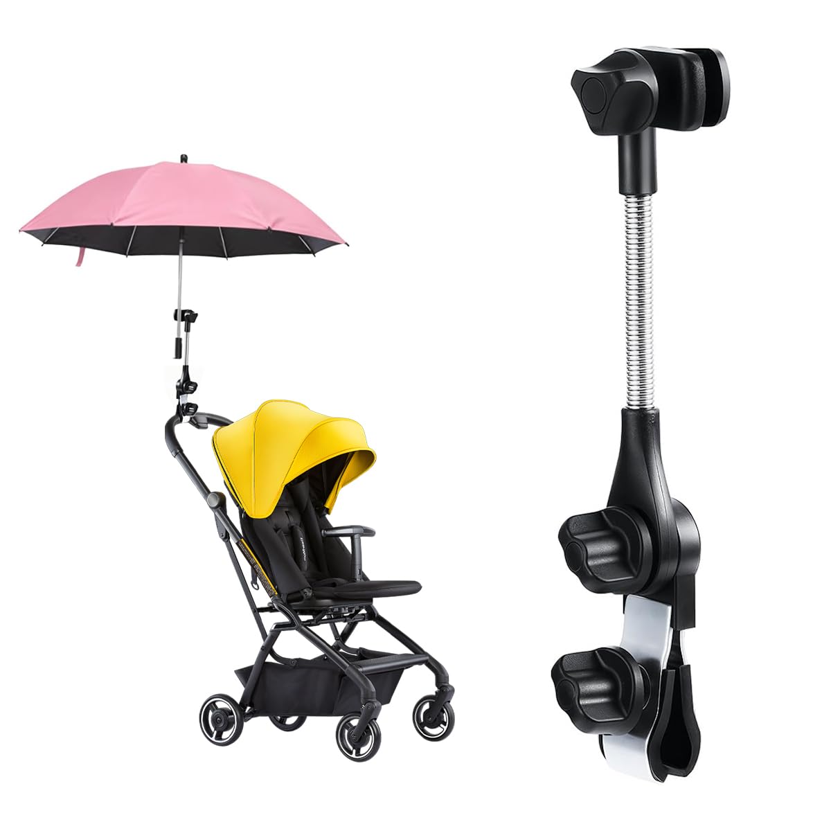 snowie soft Universal 360° Adjustable Chair Umbrella with Clamp-picture-15