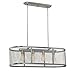 Millennium Lighting 3284-BPW Millennium:Four Light Island Akron 4-Light Island In Brushed Pewter