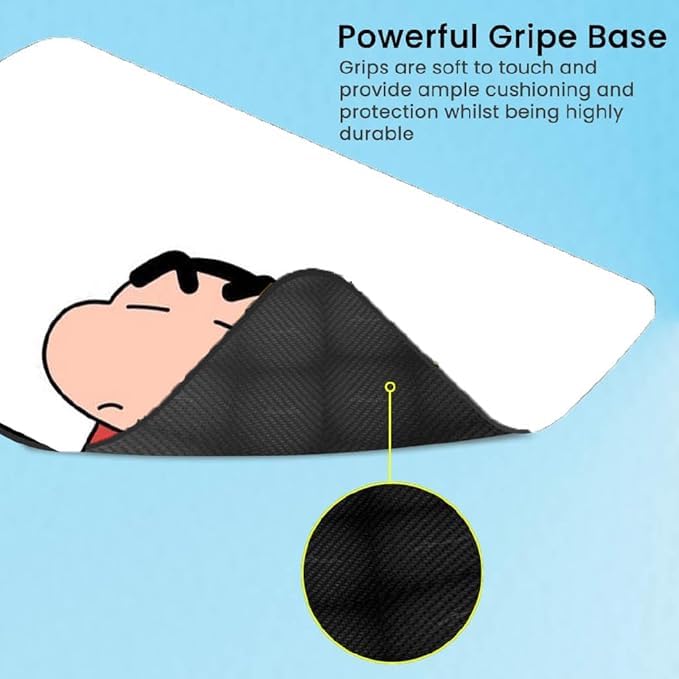 Image of Cute Mouse Pad - Printed Mousepad with Anti-Slip Rubber Base & Smooth Mouse Control for Laptop, Gaming, Notepad, Desktops (Multi 4)