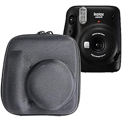 Estuche Camara Instax Mini 11 Aenllosi Caja Bolsa Fundas para Fujifilm Instax Mini 12/11 Cámara instantánea (Funda Sola) (Negro)