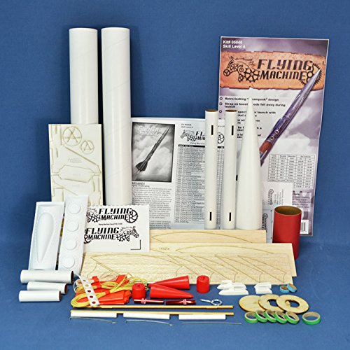Apogee Flying Machine Steampunk Model Rocket Kit - Image 6