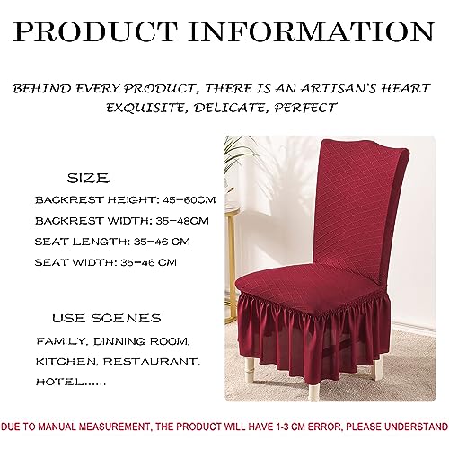 Housse de chaise extensible jacquard pour masquer les défauts et protéger vos sièges - 8
