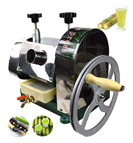 Commercial Manual Sugar Cane Ginger Press Juicer with Knives Wooden Case