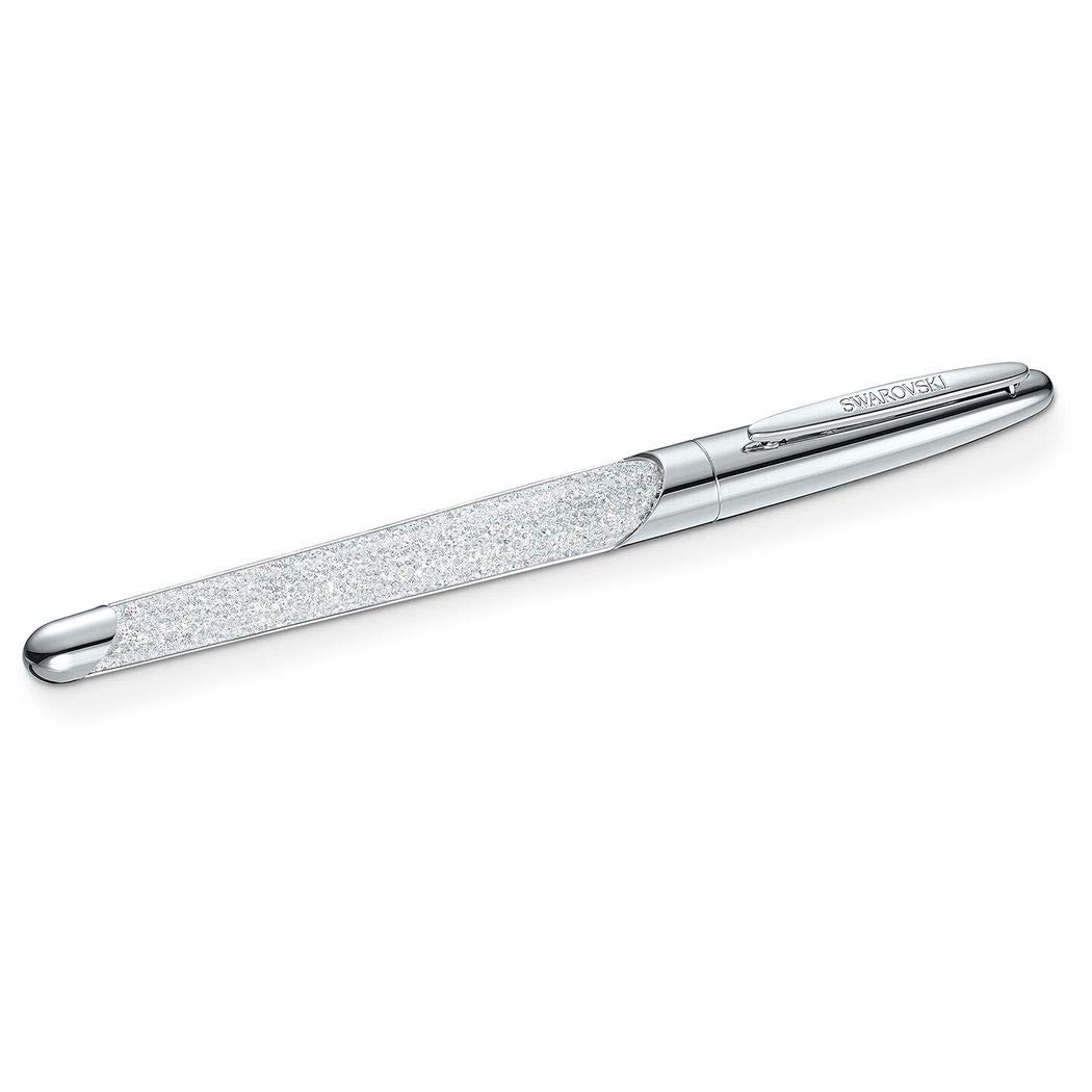 SwarovskiCryst Nova 5534320 Crystal Rollerball Pen Chrome-Plated Silver 14.5 x 1.7 cm