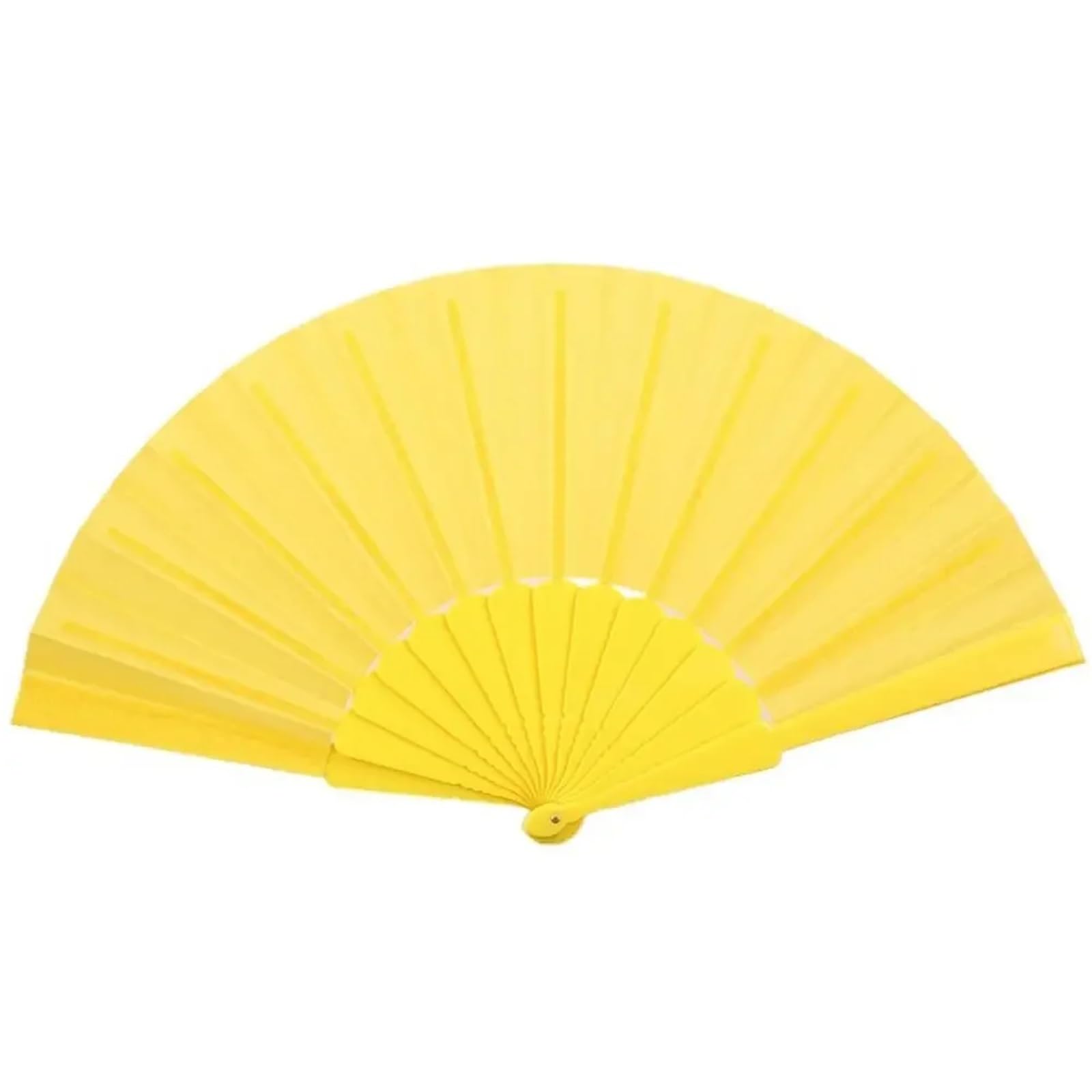 GIYXHU 10pcs Portable Folding Fan Plastic Cloth Hand Elegant Fabric For Weddings for Party(Color2)
