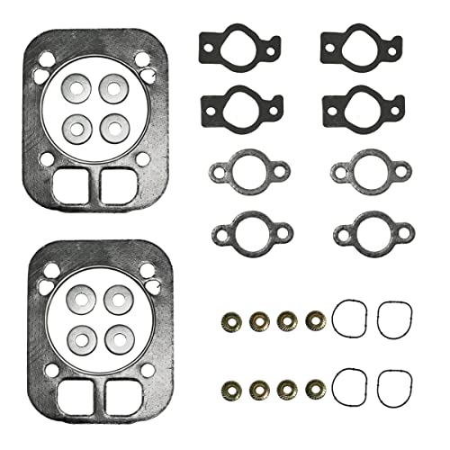 Image of 24-841-04S Cylinder Head Gasket Kit for Kohler CH25 CH730 CH740 CV25 Engine Head Gasket Kit 24 841 03S, 24 041 37-S, 24 041 16, 24 041 32 2 Pack