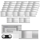 Ce lot contient : cette plaque nominative en aluminium se compose de 20 plaques nominatives et aimants qui peuvent être combinés sans problème pour différentes occasions. Les aimants sont durables et résistants aux chutes, la solution parfaite pour vos besoins en signalisation. Le montage est rapide et facile et ne nécessite aucun outil.