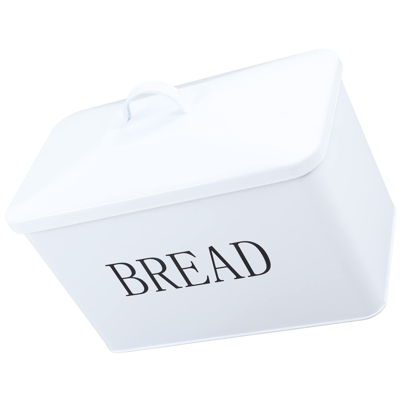 mingzhe Piccola Scatola per Il Pane Contenitore per Pane in Metallo di Grande capacità con Base Antiscivolo e Maniglia Portatile Panini, Bagel, Ciambelle